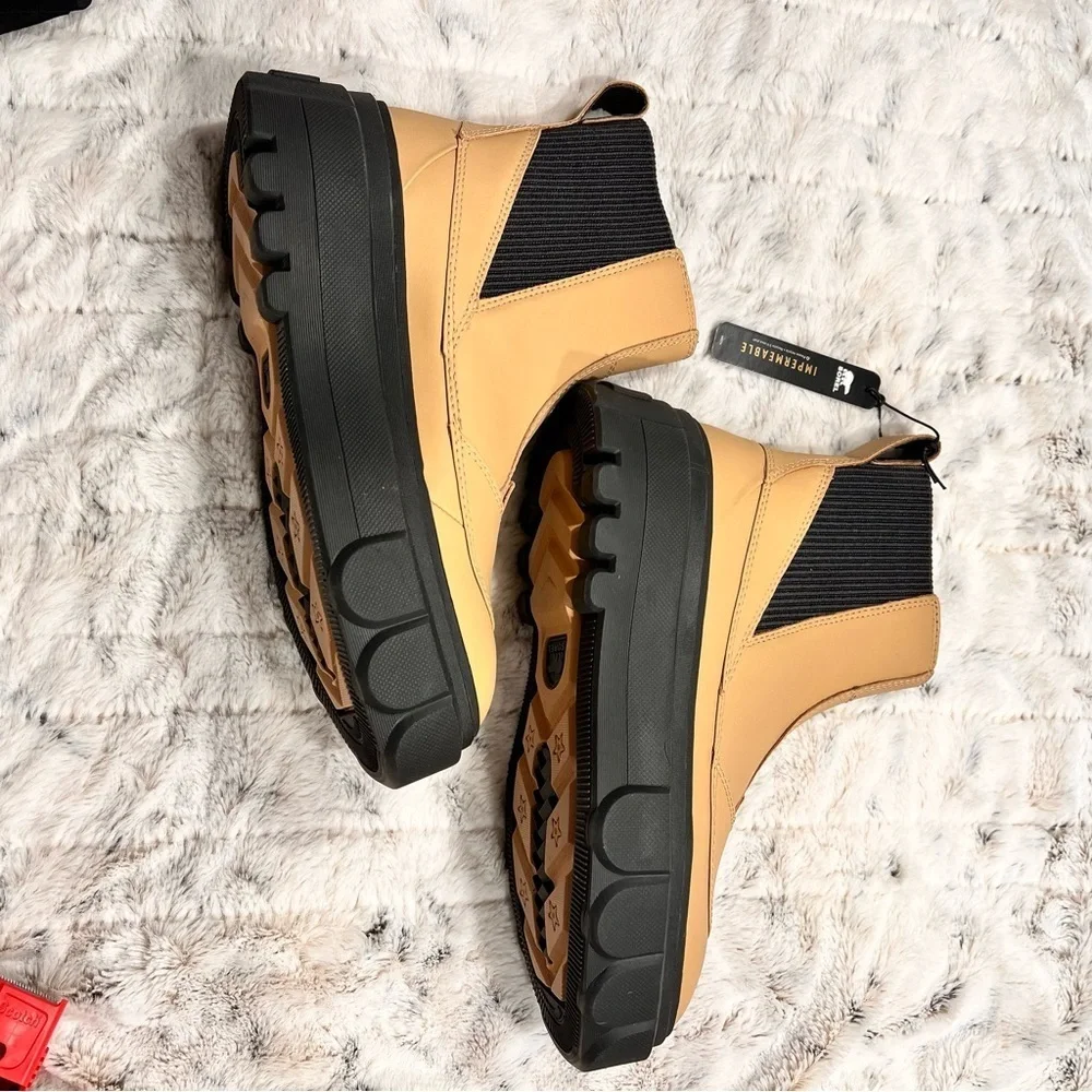 NWOB Sorel Caribou X Waterproof Chelsea Boots Sz-8